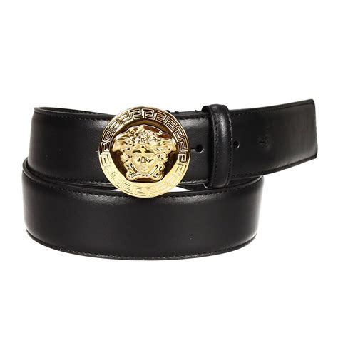 replica versace belts|versace medusa buckle leather belt.